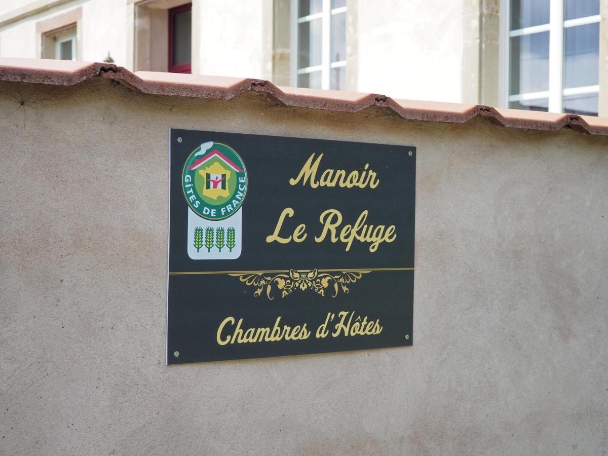 Bed and Breakfast Manoir Le Refuge Rechicourt-le-Chateau Exterior foto
